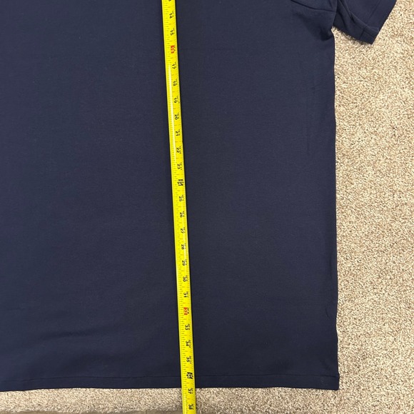 NWT Polo Ralph Lauren Soft Cotton Crewneck Tshirt Men Size 4XLT Navy Blue Pony - Picture 4 of 7